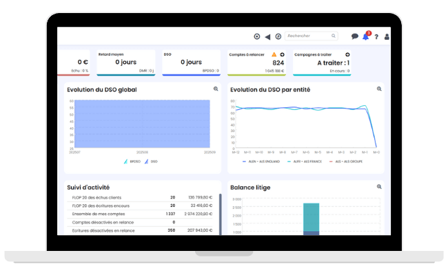 DSO - logiciel de recouvrement - Eloficash